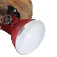 Plafondlamp 25 W E27 35x35x25 cm verweerd rood - thumbnail
