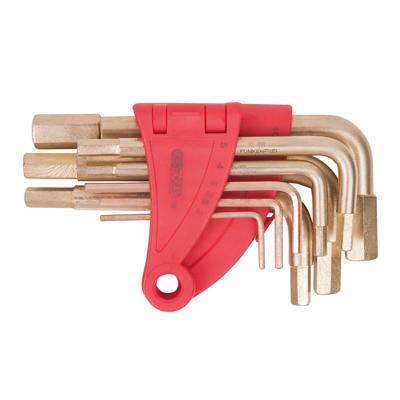 KS Tools 963.1514 Inbus Haakse schroevendraaierset 1/16 inch, 5/64 inch, 3/32 inch, 1/8 inch, 5/32 inch, 3/16 inch, 7/32 inch, 1/4 inch, 5/16 inch, 3/8 inch - thumbnail