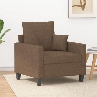 Fauteuil 60 cm stof bruin Fauteuil 60 cm stof bruin