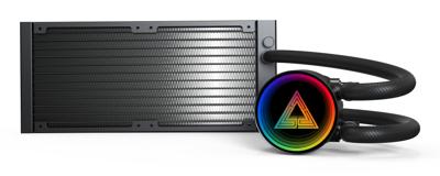Montech lightflow argb 240 waterkoeling (zwart)