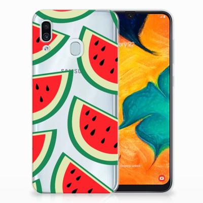 Samsung Galaxy A30 | Siliconen Case | Watermelons