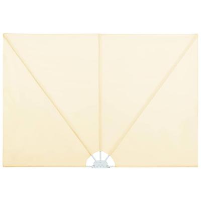 Terrasscherm inklapbaar 240x160 cm crme Terrasscherm inklapbaar 240x160 cm crme