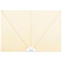 Terrasscherm inklapbaar 240x160 cm crme - thumbnail