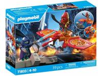 Playmobil 71833 Superheld en zijn drone tegen een ninja, Superhelden - thumbnail