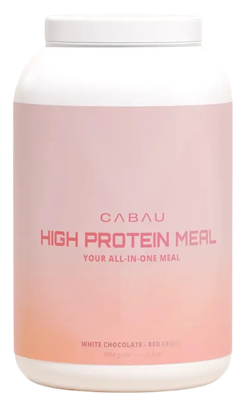 Cabau High Protein Meal White Chocolate - Red Fruit Cabau High Protein Meal White Chocolate - Red Fruit