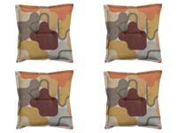 Zit universeel ca. 50x50 cm Grafi bordo (4 stuks) Madison - Madison - thumbnail