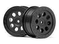 St-8 wheel black (0mm offset/2pcs) - thumbnail