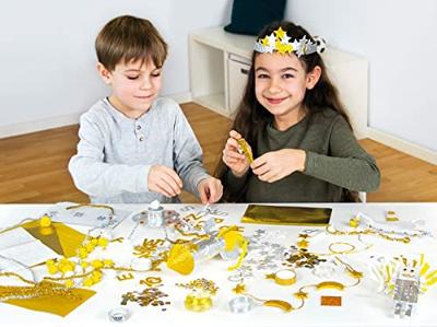 Lena Knutselkoffer Jumbo Goud & Zilver 1500 stuks