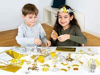 Lena Knutselkoffer Jumbo Goud & Zilver 1500 stuks - thumbnail
