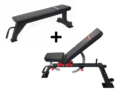 PTessentials PRO Bench Combo - PRO Adjustable en Flat Bench - verwacht december PTessentials PRO Bench Combo - PRO Adjustable en Flat Bench - verwacht december