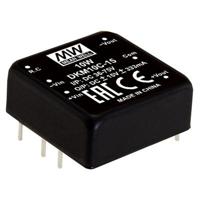 MEAN WELL DKM10B-15 DC/DC-convertermodule 333 mA 10 W Aantal uitgangen: 2 x Inhoud 1 stuk(s) - thumbnail