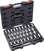 Vigor V2496 Dopsleutelset Metrisch 1/2 (12,5 mm) 36-delig - thumbnail