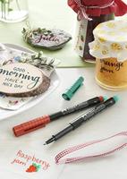 Permanente markeerstift Faber-Castell Multimark 1525 M Rood (10 Stuks) - thumbnail