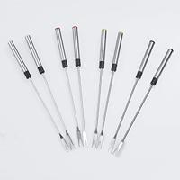 Severin Fondueset + 8 Vorkjes RVS/Zwart - thumbnail