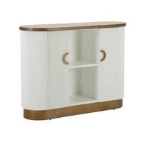 Mauro Ferretti Tolosa Wit en bruin houten meubilair - thumbnail