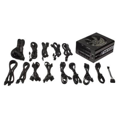 Corsair HX1000 power supply unit 1000 W 20+4 pin ATX ATX Zwart
