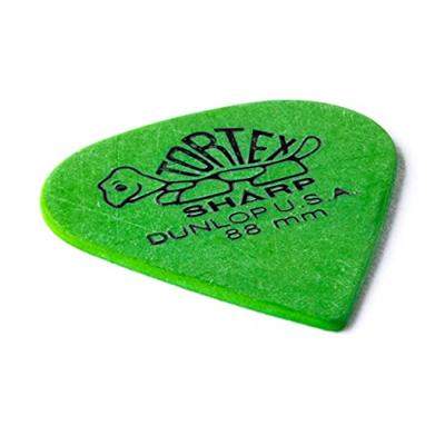 Dunlop 412P088 Tortex Sharp Pick 0.88 mm plectrumset (12 stuks)