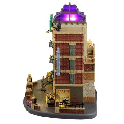 Lemax the haunted hotel haven bewegend huisje Spooky Town 2024