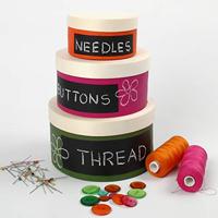 Creativ Company ronde fineer doos, 3st. - thumbnail