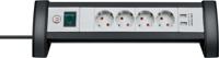 Brennenstuhl Premium Office-Line stekkerdoos 4-voudig + 2x USB - thumbnail