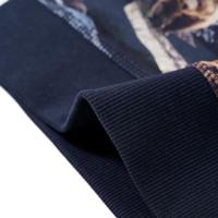 Kindertrui berenprint 116 marineblauw - thumbnail