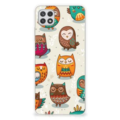 Samsung Galaxy A22 5G | TPU Hoesje | Vrolijke Uilen
