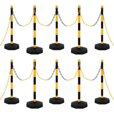 VidaXL Kettingpalenset met kunststof ketting 10 m VidaXL Kettingpalenset met kunststof ketting 10 m