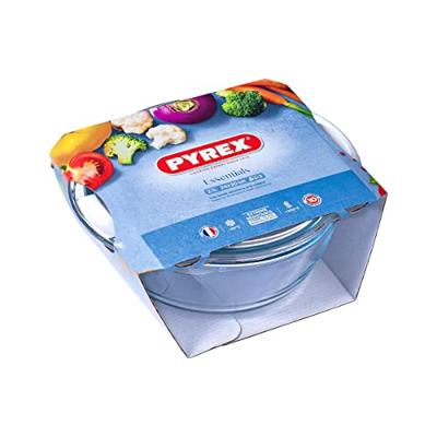 Pyrex ronde ovenschaal met deksel 2,1L