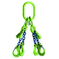 Delta 4-Sprong met klephaak, met inkorthaak | Grade 100 | 8,000 ton | 10 mm | 3 m - YE.10.4SKI.10.030 YE.10.4SKI.10.030 - thumbnail