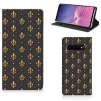 Samsung Galaxy S10 | Hoesje met Magneet | Franse Lelie - thumbnail