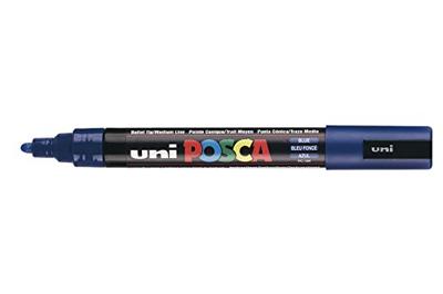 Paintmarker uni posca pc5m m donkerblauw | 6 stuks
