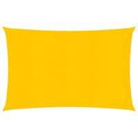 VidaXL Zonnezeil 160 g/m² rechthoekig 2x3,5 m hdpe geel - thumbnail