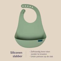 Difrax Lovi Siliconen Slab Pistache - thumbnail