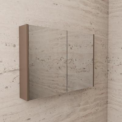 Spiegelkast BWS Riga 120 cm, 2 Deuren Latte Spiegelkast BWS Riga 120 cm, 2 Deuren Latte