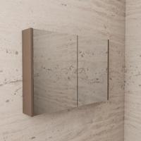 Spiegelkast BWS Riga 120 cm, 2 Deuren Latte - thumbnail