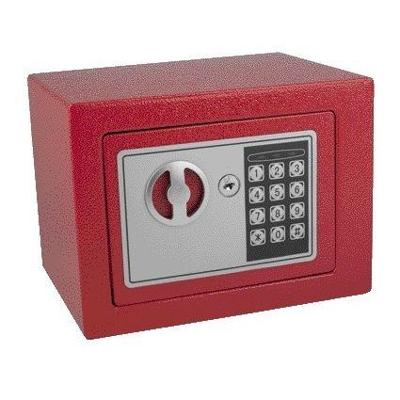 Kluis Pavo mini elektronisch 230x170x170mm rood