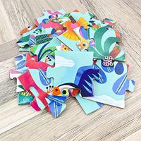 24-delige puzzel Coco de Toekan DJECO blauw - thumbnail