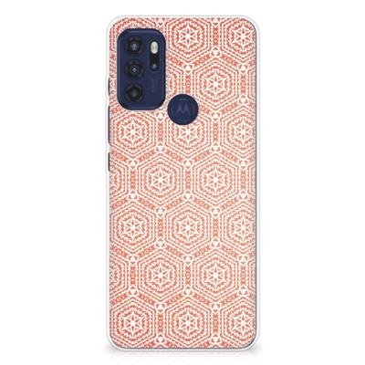 Motorola Moto G60s | TPU bumper | Pattern Orange