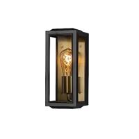 KonstSmide Zwart met gouden buitenlampCarpi - 7348-758 - thumbnail