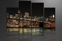 Schilderij - New York, 130X80cm, 4 luik - thumbnail
