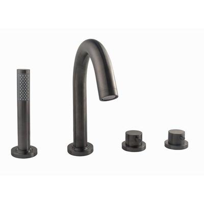 Badrandthermostaat Wiesbaden Caral Afbouwset 4-Gats Gunmetal