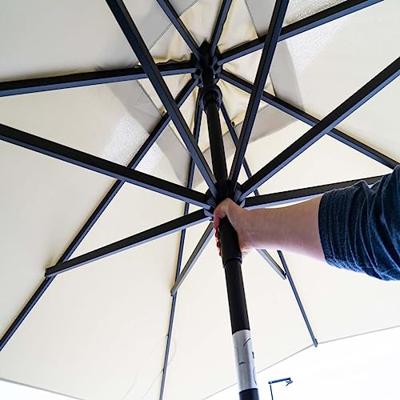 Madison Parasol Elba push-up 300cm taupe grade 6