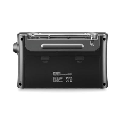 Sangean PR-D4 BT Radio VHF (FM), Middengolf, AM, FM Bluetooth Metallic-grijs (mat)