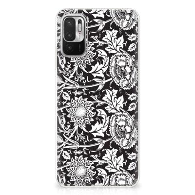 Xiaomi Redmi Note 10/10T 5G | Poco M3 Pro | TPU Case | Black Flowers