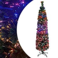 VidaXL Kunstkerstboom met standaard smal 120 cm glasvezel - thumbnail