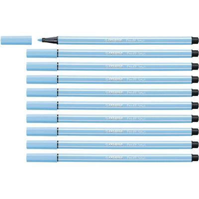 Markeerstiften Stabilo Pen 68 Fluorescerend Blauw (10 Onderdelen)