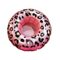 Opblaasbare Bekerhouder Panterprint Rosé Goud - thumbnail