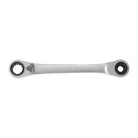 Promat/Tecwerk Multifunctionele ratelringsleutel | 4 in 1 | 10 / 13 / 17 / 19 mm | 12-KT. lengte 220 mm | aantal tanden 72 - 4000821481 - thumbnail