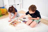 Tickit Houten Sorteerbak 6 vakjes - thumbnail