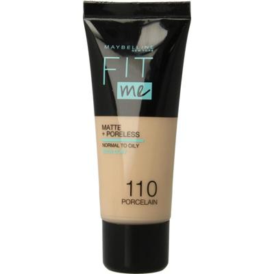 Maybelline - Fit Me Matte + Poreless Foundation - 110 Porcelain